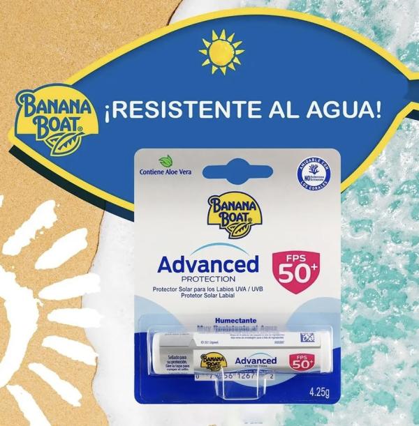 Protector Solar Para Labios Resistente Al Agua Banana Boat