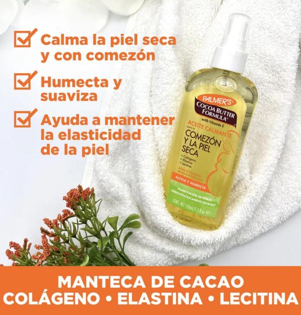Aceite Calmante Para La Comezon Y La Piel Seca 150ml