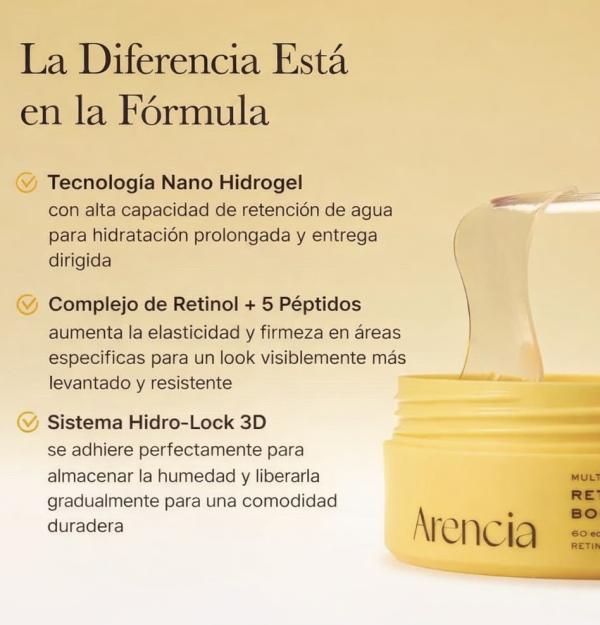 Parches Ojeras Retinal Arencia