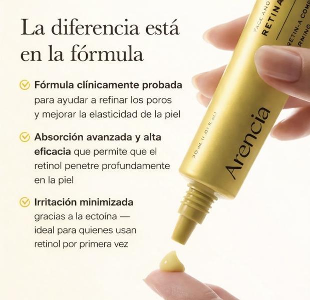 Crema Hidratante Para Rostro Y Ojos Arencia 30ml