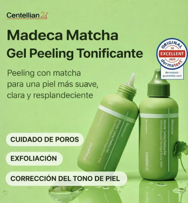 Gel Exfoliante Tonificante De Matcha Madeca 150ml Centellian24