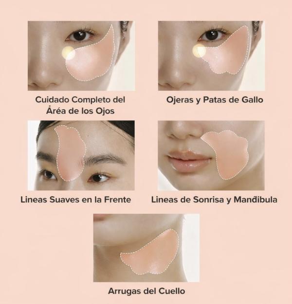 Parches Revitalizantes Para Debajo De Los Ojos Ginseng + Retinal