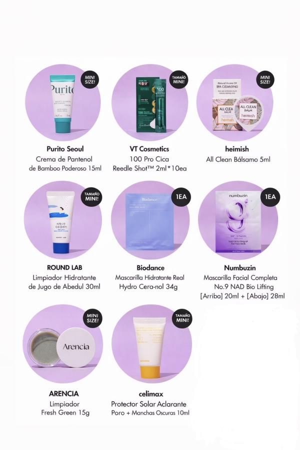 Bolsa De Belleza Con 8 Productos Imprescindibles De Skincare Coreano