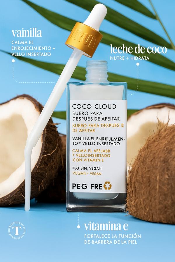 Serum Para Despues Del Afeitado Coco Cloud Truly 189ml