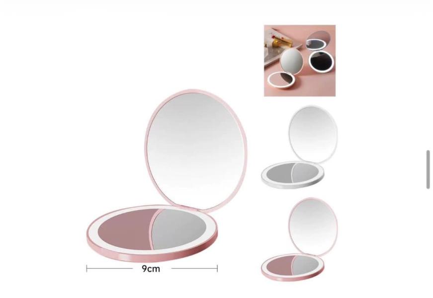 Mini Espejo De Maquillaje Surtido Con Luz Led Makeup Mirror