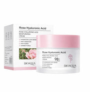 Crema Facial De Rosas Y Acido Hialuronico Bioaqua