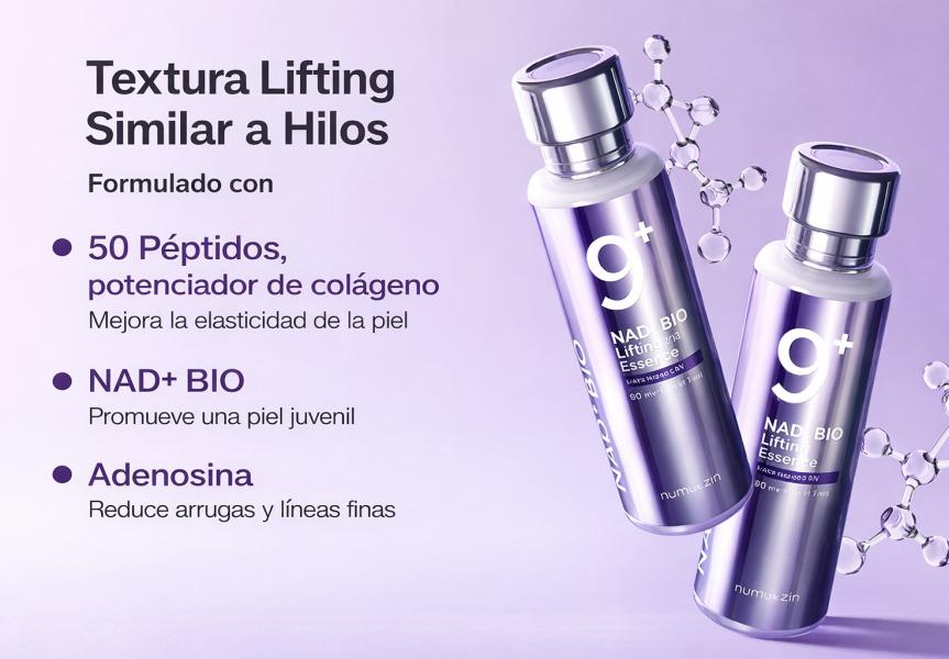 Esencia Reafirmante Facial Con NAD+ 50 Peptides No.9 ( 50ml )