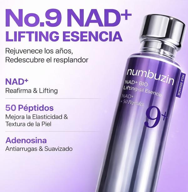 Esencia Reafirmante Facial Con NAD+ 50 Peptides No.9 ( 50ml )