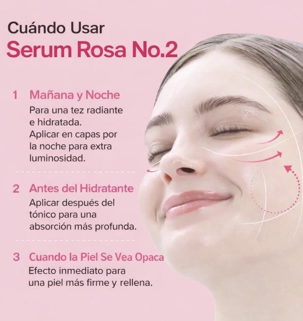 Serum Facial De Rosas Efecto Relleno Numbuzin No.2 ( 30ml )