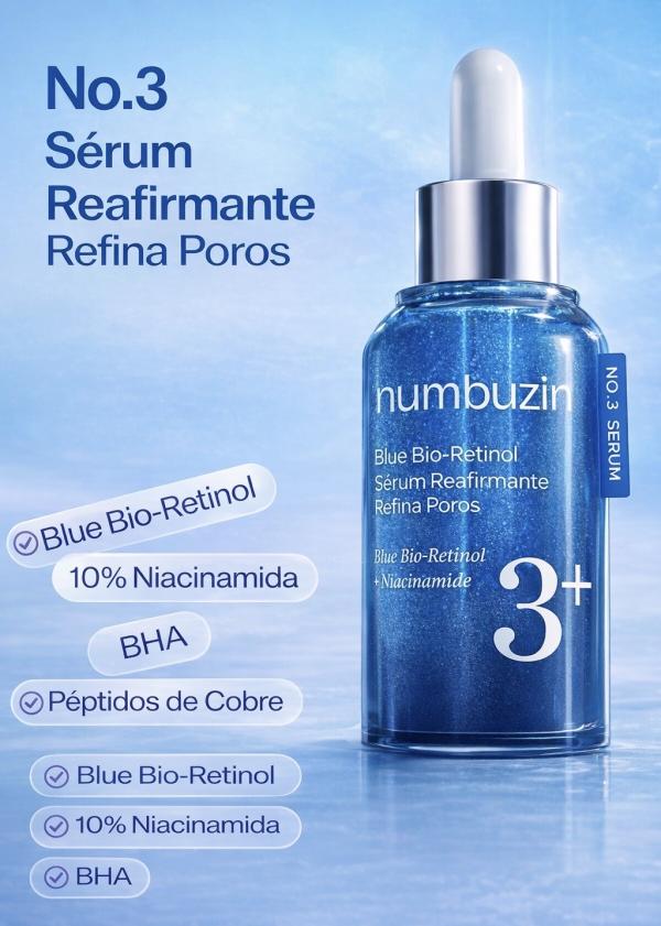 Serum Numbuzin Bio-Retinol Refinador De Poros No.3 ( 30ml )