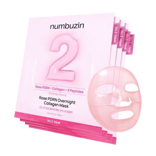 Mascarilla Noctura De Colageno Numbuzin No.2 De 4Pcs
