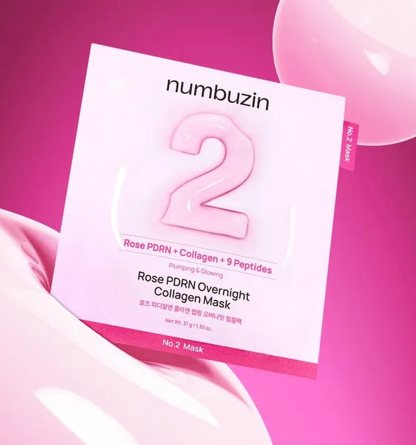 Mascarilla Noctura De Colageno Numbuzin No.2 De 4Pcs