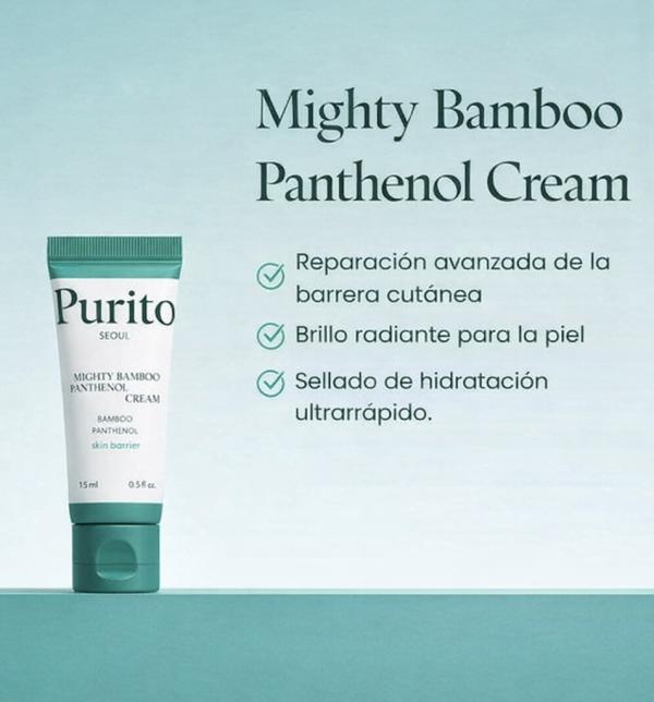 Poderosa Crema Mini De Bamboo Panthenol 15ml Purito