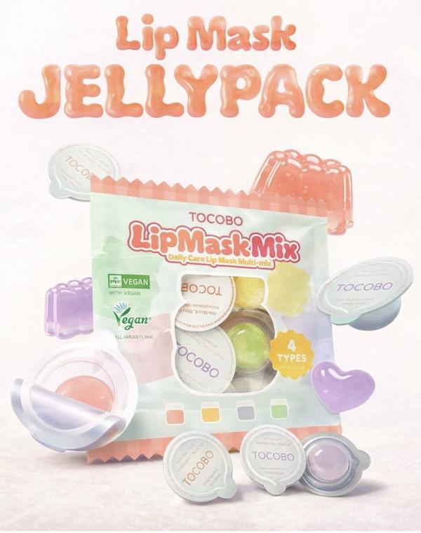 Paquetito De 4 Mini Mascarillas De Labios De Sabores Tocobo