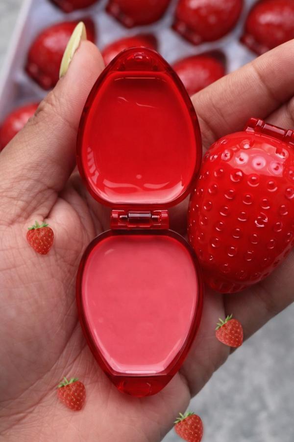 Balsamo Para Labios En Forma De Fresa Hold Morning