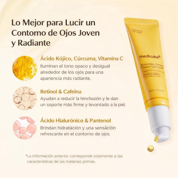 Contorno De Ojos Reafirmente & Iluminador Medicube ( 30ml )