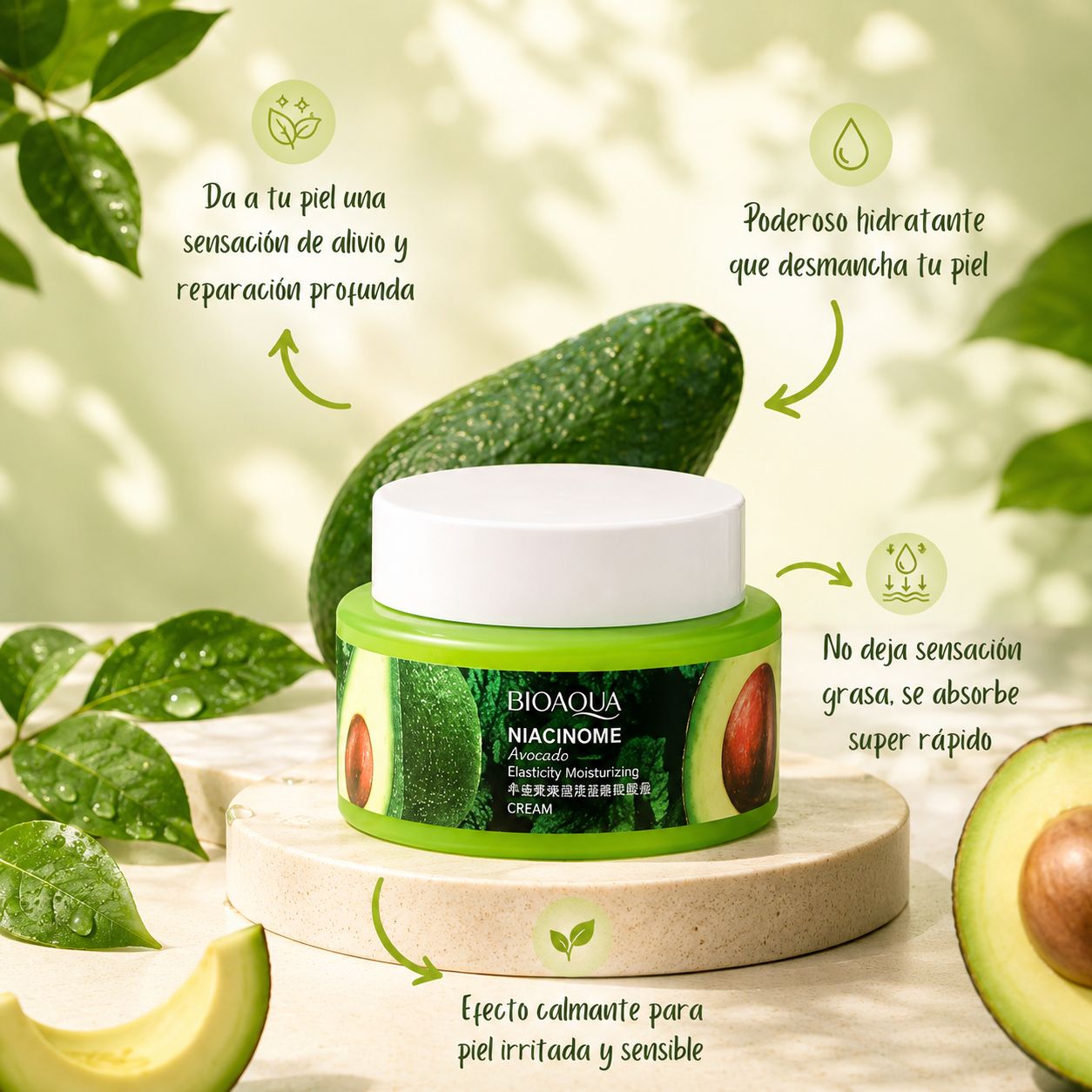 Crema De Aguacate Para La Elasticidad