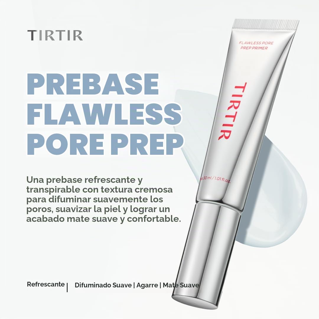 Prebase Especializada En Difuminar Poros De Tirtir 30ml