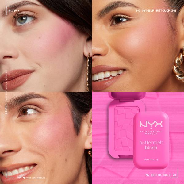 Rubor En Polvo Nyx Buttermelt