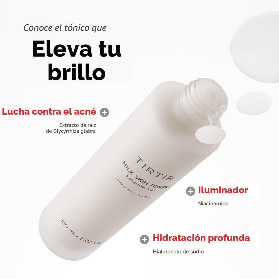 Tonico Facial Hidratante A Base De Leche Tirtir 150ml