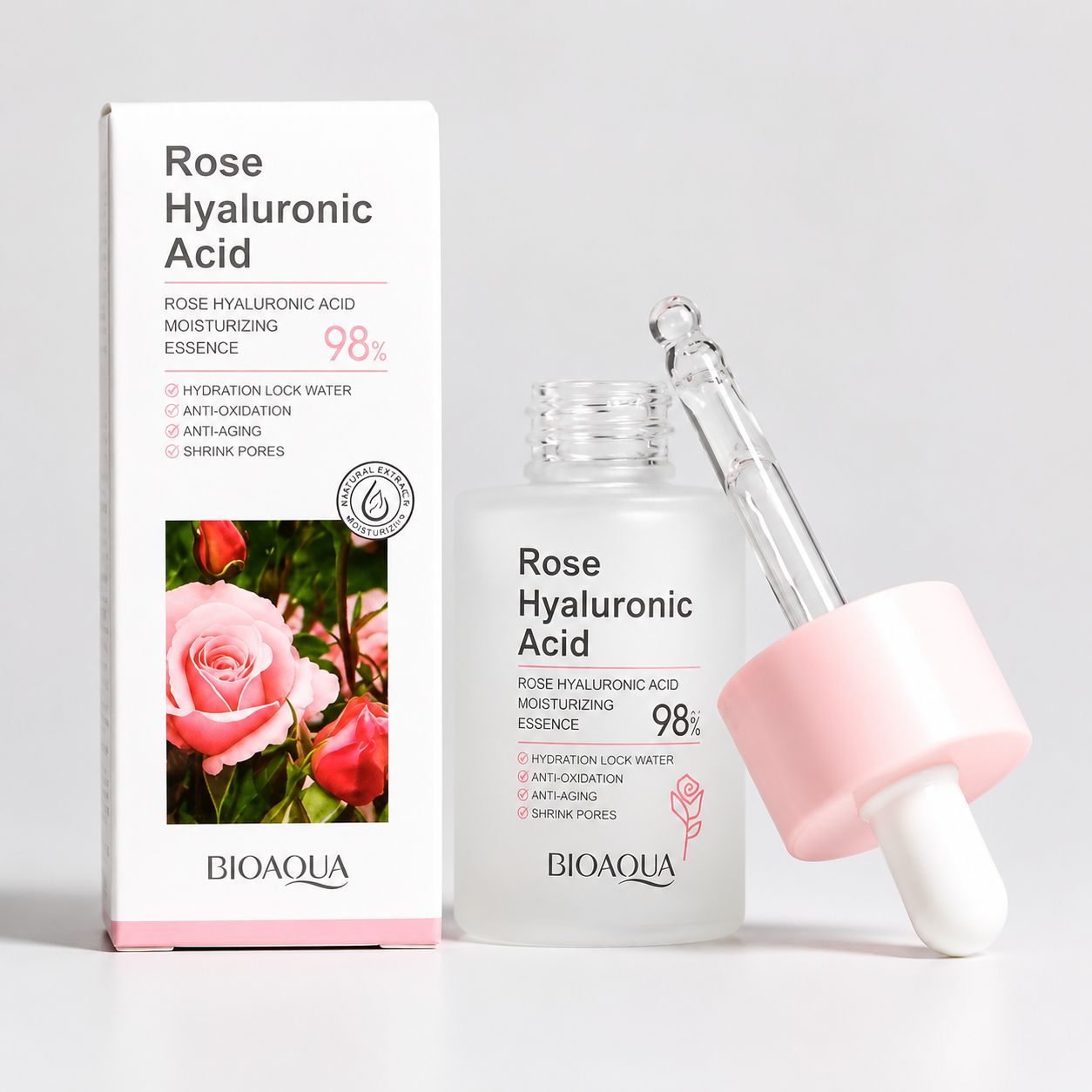 Serum De Rosas Con Acido Hialuronico